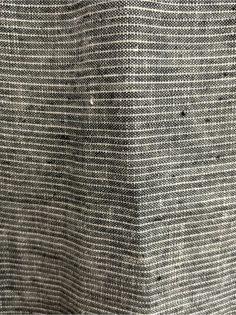 Garnet Hill Gray 100% Linen Drop Waist Shift Dress Lagenlook Beachy Boho Resort - Picture 9 of 11